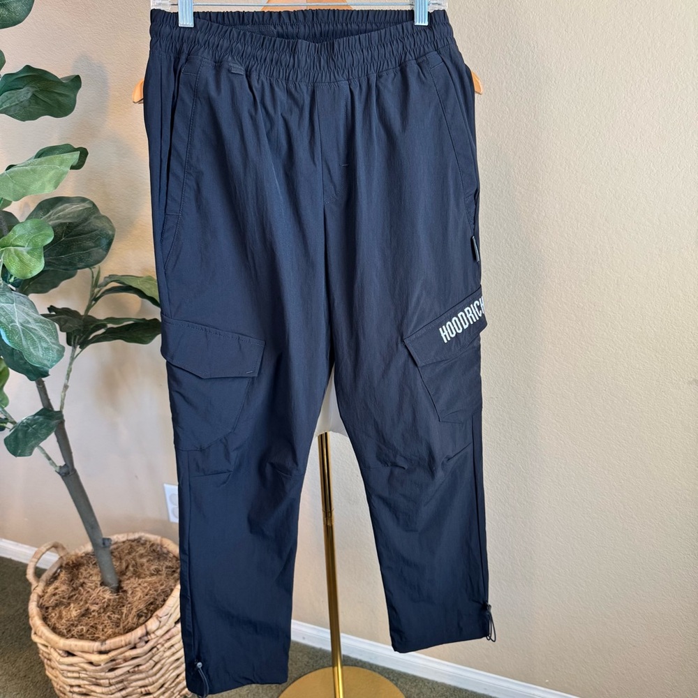 HOODRICH Cargo Jogger Pants Men’s Black Nylon OG Core Streetwear Utility